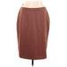 Le Suit Casual Skirt: Brown Marled Bottoms - Women's Size 16