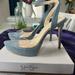 Jessica Simpson Shoes | Jessica Simpson Platform Denim High Heeled Shoes | Color: Blue | Size: 8.5