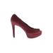 Antonio Melani Heels: Burgundy Shoes - Women's Size 7 1/2