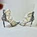 Jessica Simpson Shoes | Jessica Simpson - Jyra Strappy Sandal - White/Python Print - Women’s Size 10 | Color: Black/White | Size: 10