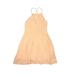 Nordstrom Dress - A-Line: Tan Solid Skirts & Dresses - Kids Girl's Size Large