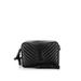 Saint Laurent Leather Crossbody Bag: Black Bags
