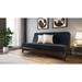 Tozi Full Black Walnut Futon Set