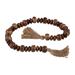 Sagebrook Home Wooden Beaded Garland