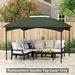 Outsunny 10' x 12' Gazebo Canopy Replacement, 2-Tier Outdoor Gazebo Cover Top Roof with Drainage Holes, (TOP ONLY)