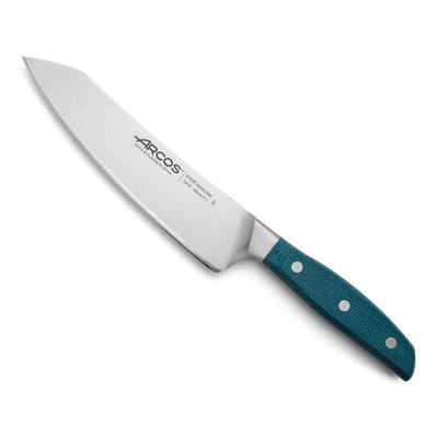 Arcos Forged Rocking Santoku Knife Stainless Steel 7 Inch.