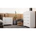 Manhattan Comfort 2-Piece Granville Modern Solid Wood Tall Chest and Standard Dresser Set