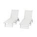 POLYWOOD Canyon 2 Pack Chaise Set