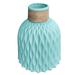 BONYOUN Flower Pot, Nordic Style Plastic Faux Ceramics Striped Vase Desktop Decor For Home Plastic in Green | 5.91 H x 4.72 W x 4.72 D in | Wayfair