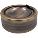 GLOBAL GIRLS LLC Ashtray, Metal in Black/Yellow | Wayfair CA014