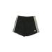 Adidas Athletic Shorts: Black Solid Activewear - Women's Size 6