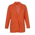 Frapp Jacke Revers 1/1 Arm Knopf Damen mandarin, Gr. 50, Viskose, Weiblich Jacken indoor