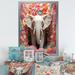 Dakota Fields Elephant Dreams In Colors I On Canvas Print Metal in Gray/Pink | 32 H x 16 W x 1 D in | Wayfair F44A746511A2408EA7C403C97B8F19CF