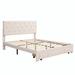 Winston Porter Size Storage Bed Velvet Upholstered Platform Bed w/ a Big Drawer in Brown | Queen | Wayfair E939C8A51D274C64A0161FFB24BD6EF2