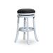 Alcott Hill® Potomac Swivel 30.25" Bar Stool Wood in Black | 30 H x 17 W x 17 D in | Wayfair 7398D68EFFC745F4BB44698E2211D22E