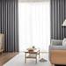 Latitude Run® Modern Minimalist Light Luxury Style Living Room Bedroom Curtain Set Of 2 Polyester in Gray | 79 H x 79 W in | Wayfair