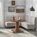 Latitude Run® Llanas 4 - Person Breakfast Nook Dining Set Wood/Upholstered in Brown | 30 H x 45.75 W x 45.75 D in | Wayfair