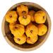 The Holiday Aisle® Bag Of 15 Modern Dried Miniature Faux Pumpkins In Plastic/Metal in Orange | 2 H x 3 W x 3 D in | Wayfair