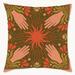 Wynwood Studio Geometric Indoor/Outdoor Throw Pillow Polyester/Polyfill blend in Green/Red | 18 H x 18 W x 4.5 D in | Wayfair