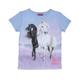 - T-Shirt Miss Melody - Black Angel & Miss Melody In Serenity Blue, Gr.140