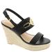 Tommy Hilfiger Kharie - Womens 6 Black Sandal Medium