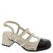 ALL BLACK CoCo Strappy Lady - Womens Euro 39 US 8.5 Bone Sandal Medium