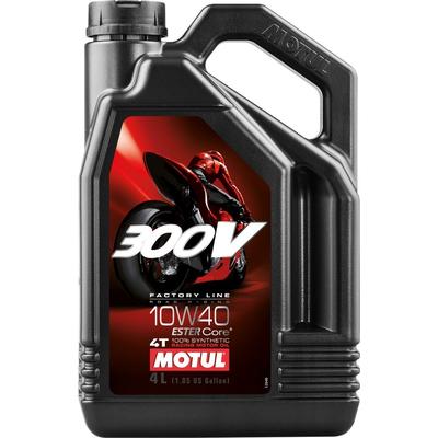 MOTUL 300V 4T Factory Line Road Racing 10W40 4 litres d’huile moteur