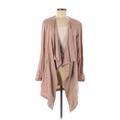 Eliane Rose Jacket: Mid-Length Tan Print Jackets & Outerwear - Women's Size Medium