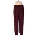 Gap Sweatpants - High Rise: Burgundy Activewear - Women's Size Small