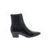 Saint Laurent Boots: Chelsea Boots Chunky Heel Casual Black Solid Shoes - Women's Size 38 - Pointed Toe