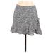 Express Casual Mini Skirt Mini: White Bottoms - Women's Size 10