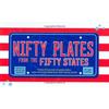 Nifty Plates From The Fifty States: Take A Ride Across Our Great Nation. Learn About The States From Their License Plates! [With Deck Of License Plate