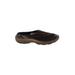 Lands' End Mule/Clog: Brown Solid Shoes - Women's Size 6 - Round Toe
