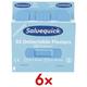 6er-Pack Pflaster »Salvequick®« 35 Strips detektierbar, wasserfest blau, Salvequick, 2.5x7.2 cm