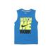 Nike Active Tank Top: Blue Color Block Sporting & Activewear - Kids Boy's Size 6