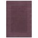 Tapis de salon uni en laine violet 160x230 cm