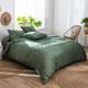 Housse de couette 200x200 vert sauge en coton