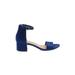 Rampage Sandals: Blue Print Shoes - Women's Size 8 1/2 - Open Toe