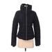 Zara Basic Jacket: Short Black Print Jackets & Outerwear - Women's Size X-Small