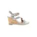 Dolce Vita Wedges: Gray Solid Shoes - Women's Size 10 - Open Toe