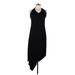 California Concepts Casual Dress - Midi: Black Solid Dresses - Women's Size Medium