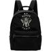 Black Paris Logo Backpack