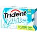 Trident White Gum Wintergreen Sugar Free 9 Packs Of 16 Pieces (18 Per Case)