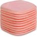 Extra Thick Makeup Remover .. Cloth (10 Pack) Reusable .. Microfiber Makeup Remover Pads .. Cotton Rounds Face Pads .. Eye Makeup Remover Pads .. Gift Box Packaging for .. Women 5 X 5 .. - Pink