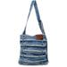 Belt Big Denim Messenger Bag