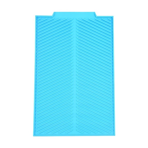 Große und kleine Silikon-Wasserfiltermatte, Trockenfilter, Tassenunterlage, Geschirrmatte, Wasserhahn, Wasserfilterunterlage, wasserdichtes Geschirr Image