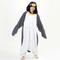 Erwachsene Zeichen Nachtwäsche Onesie-Kostüm Faschingskostüme Pinguin Pyjamas-Einteiler Kigurumi-Pyjamas Lustiges Kostüm Für Herren und Damen Karneval Karikatur