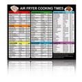 Air Fryer Cookbook Magnetic Cheat Sheet Cooking Times Chart Hot Air Frying Useful Gift Guide Cookbook Recipes Reference Food Pro Recipes Cooking Schedule ï¼ˆ1 Pcsï¼‰