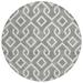 Addison Rugs Chantille ACN621 Gray 8 x 8 Indoor Outdoor Area Rug Easy Clean Machine Washable Non Shedding Bedroom Living Room Dining Room Kitchen Patio Rug