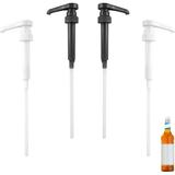 4pcs Coffee Syrup Pump Reusable Coffee Syrup Pump Dispenser Simply Syrup Pump Bar Pumps Pump Bottles For Syrups With Rotating Design Honey Dispenser For Home And Drink House